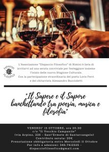 IL SAPERE E IL SAPORE. CENA ASSOCIATIVA @ Il Vecchio Campanile | Emilia-Romagna | Italia