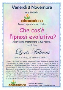 IPNOSI EVOLUTIVA. PRESENTAZIONE GRATUITA @ Chiccoteca | Pesaro | Marche | Italia